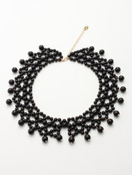 2014年爆款甜美珍珠假領項鏈 小俊秀引領飾品新風尚