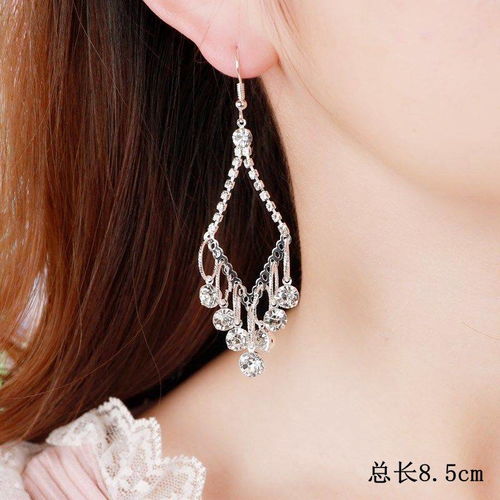 精美夸張大耳飾 韓版流蘇耳墜，氣質女的時尚利器