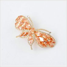 點亮秀發風情，新光飾品民族風水晶蝴蝶結大號發夾傾情促銷